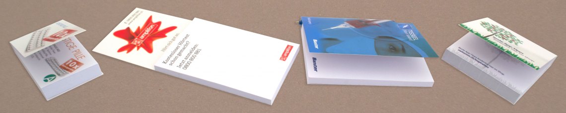 Haftnotiz im Umschlag
