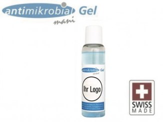 100ml GEL Händedesinfektionsmittel antimikrobial "mani GEL" mit Disc Top BAG zertifiziert 