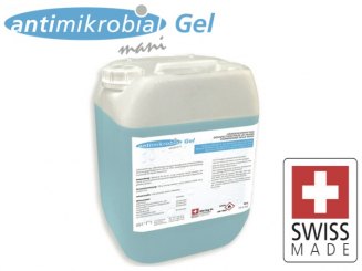 10 Liter GEL Händedesinfektionsmittel Antimikrobial "mani" Kanister BAG zertifiziert 
