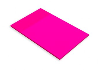 Clear Note pink 50x75mm 