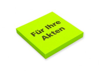 Hafti grün "Für Ihre Akten" 