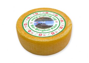 Bio-Berghofkäse Mutschli gross mit ihrem Aufdruck 