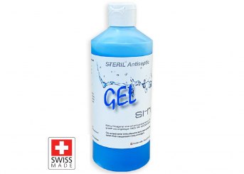 1000ml Steril Antiseptic Gel SwissMade mit Klappdeckel - BAG zertifiziert 