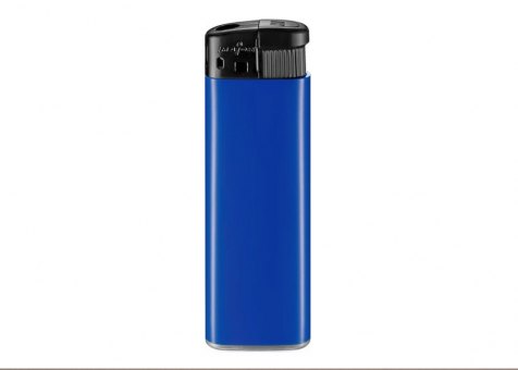 Major 8 blau / Top schwarz Sicherheitsfeuerzeug 