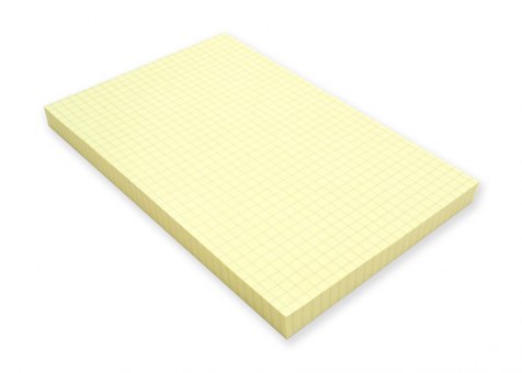 Haftnotiz 98x148mm kariert 