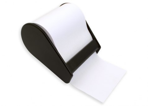 ECO Haftnotizabroller, schwarz 1-teilig weiss