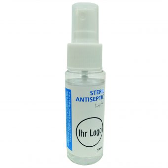 50ml Steril Antiseptic liquid Flächendesinfektion mit Ihrem Aufdruck 